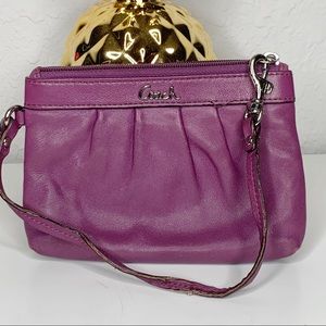 Coach Wristlet Purple